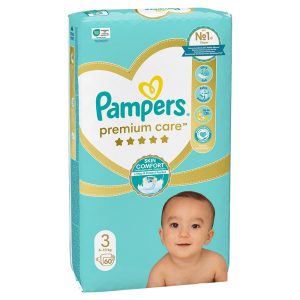 Памперси Pampers Premium Care 3 (6-10кг.) – 60 броя