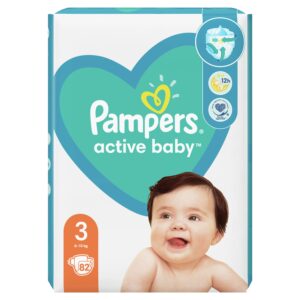 Памперси Pampers Active Baby JP 3 (6-10 кг.) – 82 броя