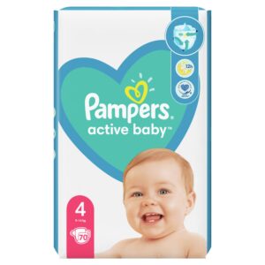 Памперси Pampers Active Baby JP 4 (9-14 кг.) – 70 броя