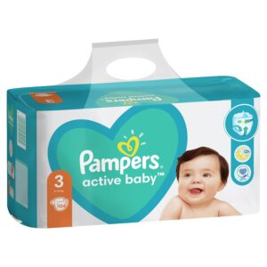 Памперси Pampers Active Baby 3 (6-10 кг.) – 104 броя