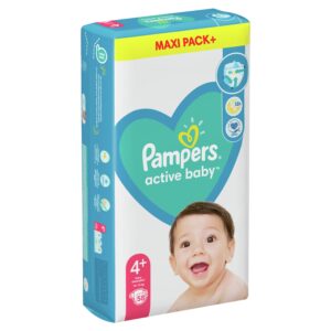 Памперси Pampers Active Baby 4+ (10-15 кг.) – 58 броя