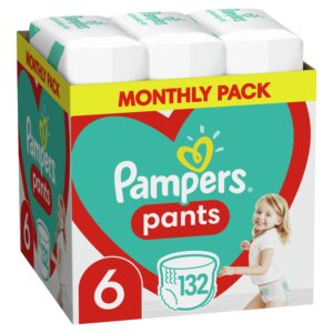 Гащички Pampers Pants 6 (15+ кг.) – 132 броя