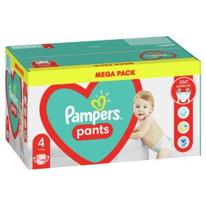 Гащички Pampers Pants 4 MB (9-15 кг.) – 108 броя
