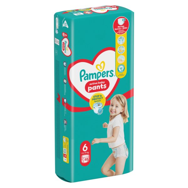 Гащички Pampers Pants 6 (15+ кг.) – 48 броя