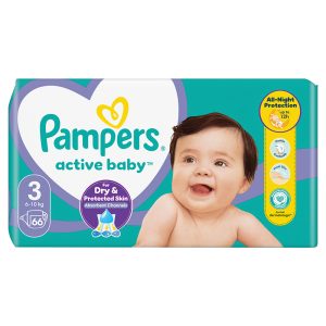 Памперси Pampers Active Baby 3 (6-10 кг.) – 66 броя