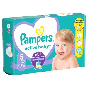 Памперси Pampers Active Baby 5 (11-16 кг.) – 50 броя