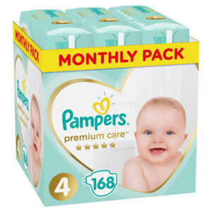 Памперси Pampers Premium Care 4 XXL Box (9-14кг.) – 168 броя