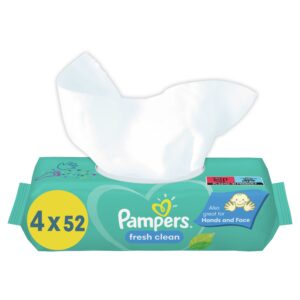 Мокри кърпички Pampers Fresh Clean – 4×52 броя
