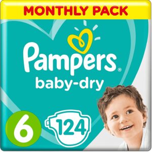 Памперси Pampers Baby Dry 6 (13-18кг.) – 124 броя