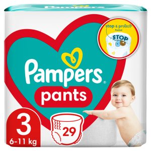 Гащички Pampers Pants 3 (6-11 кг.) – 29 броя