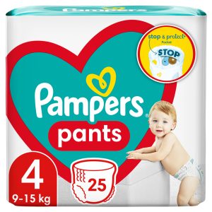 Гащички Pampers Pants 4 (9-15 кг.) – 25 броя