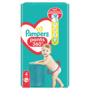 Гащички Pampers Pants 4 (9-15 кг.) – 48 броя