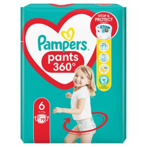 Гащички Pampers Pants 6 (14-19 кг.) – 19 броя