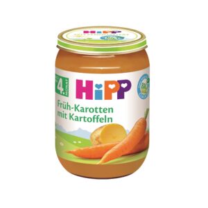 Био Пюре HiPP Нежни моркови с картофи 190 гр. - 4+ месеца