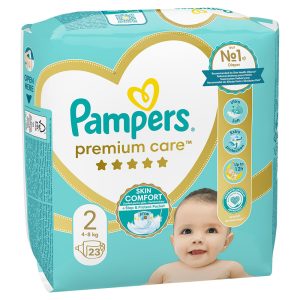 Памперси Pampers Premium Care 2 (4-8кг.) – 23 броя