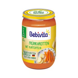 Bebivita Био Пюре Бейби Моркови с картофи 190 гр. - 5+ месеца