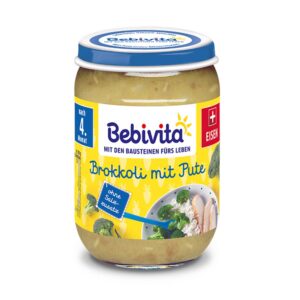 Пюре Bebivita Броколи с пуешко месо 190 гр. - 4+ месеца