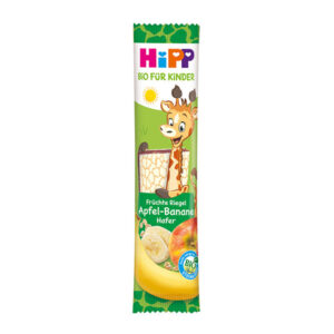 HiPP Био плодов бар Жираф – ябълка, банан и овес – 12+ месеца