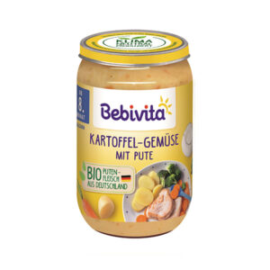 Bebivita Био Пюре Картофи, зеленчуци и пуешко месо 220 гр. – 8+ месеца