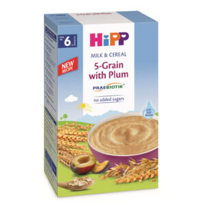 HiPP Пребиотик инстантна млечна каша 5 култури и сливи 250 гр. – 6+ месеца
