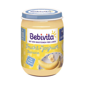 Bebivita Дует Йогурт с плодове – банани 190 гр. – 10 месеца