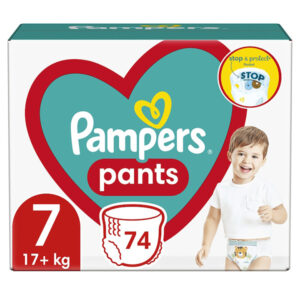 Гащички Pampers Pants 7 MB (17+ кг.) – 74 броя