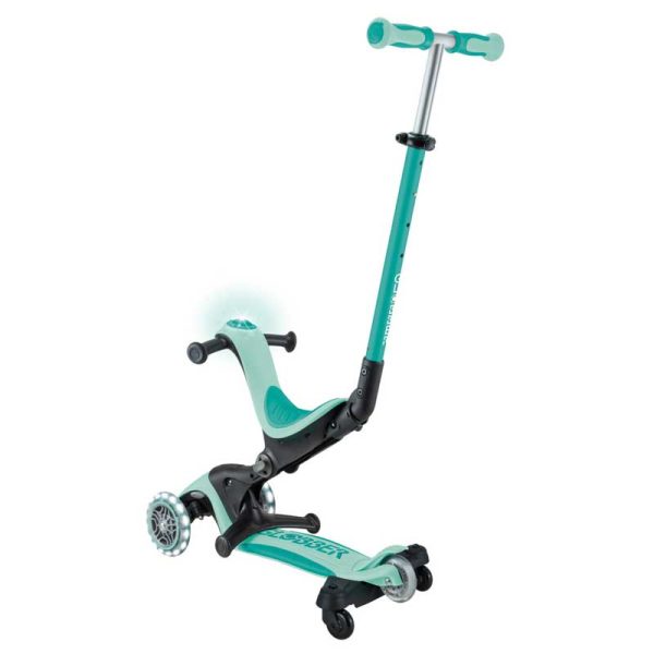 Тротинетка 5 в 1 GLOBBER GO UP DELUXE LIGHTS 360° - ментово зелена - Image 9