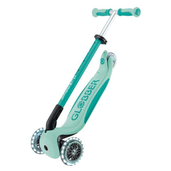 Тротинетка 5 в 1 GLOBBER GO UP DELUXE LIGHTS 360° - ментово зелена - Image 4