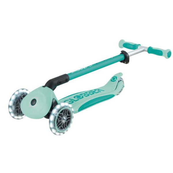 Тротинетка 5 в 1 GLOBBER GO UP DELUXE LIGHTS 360° - ментово зелена - Image 3