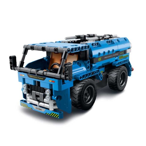 Конструктор 2 в 1 Строителен кран и камион, RC – 401 части