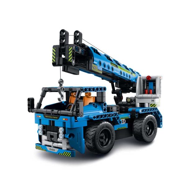 Конструктор 2 в 1 Строителен кран и камион, RC – 401 части