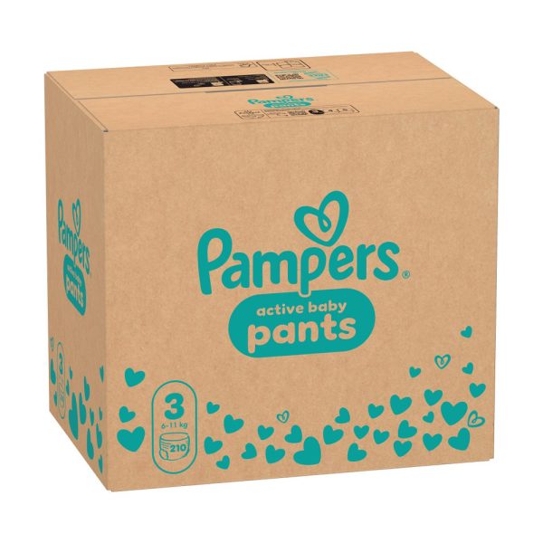 Гащички Pampers Pants 3 (6-11кг) – 210 броя